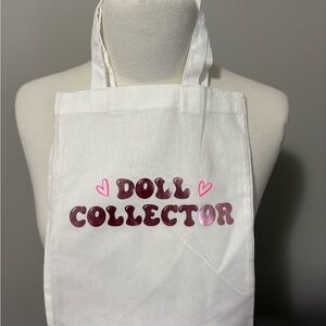 Doll collector tote bag - 8x10